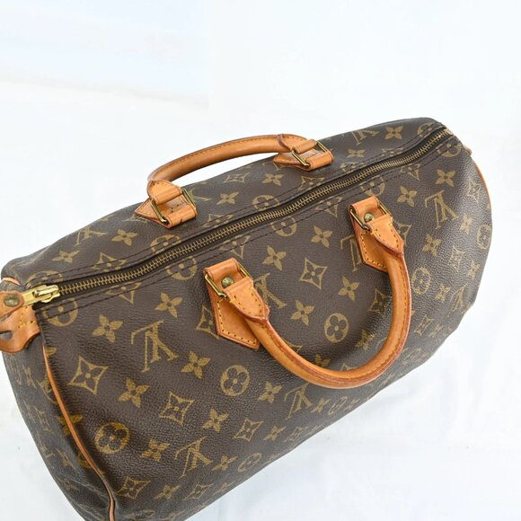 LOUIS VUITTON Monogram Speedy 35 Hand Bag bsj688-102125 - Picture 5 of 16